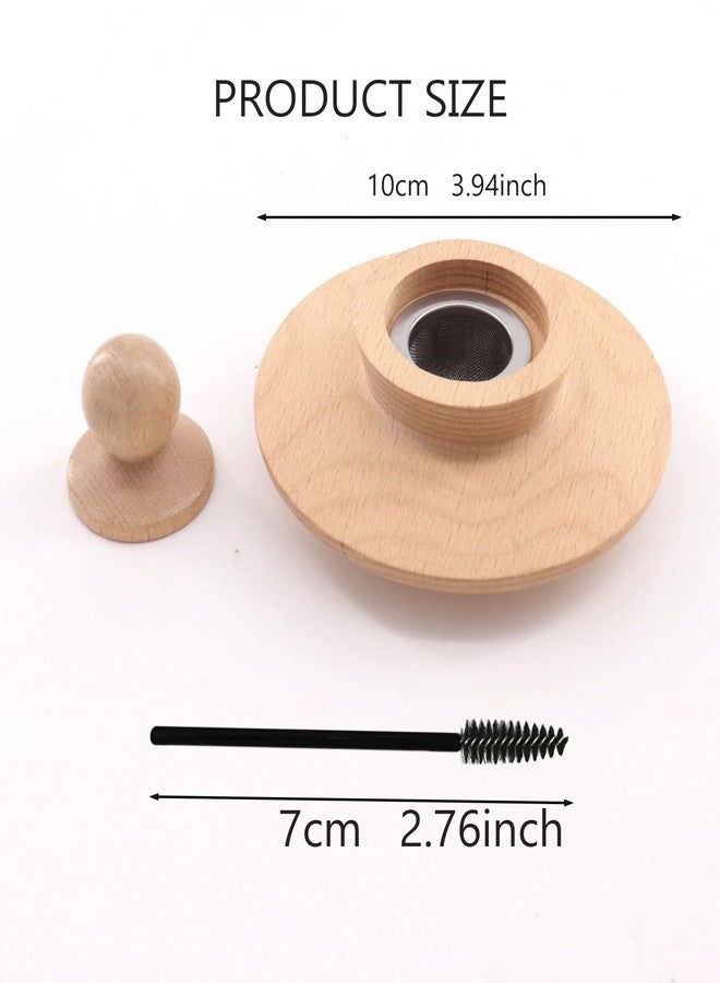 طقم ويسكي مع أداة إغلاق وفلتر، طقم كوكتيل، طقم بار منزلي، تصميم متين على شكل صحن طائر مع فرشاة لأداة الكوكتيل - Image 2